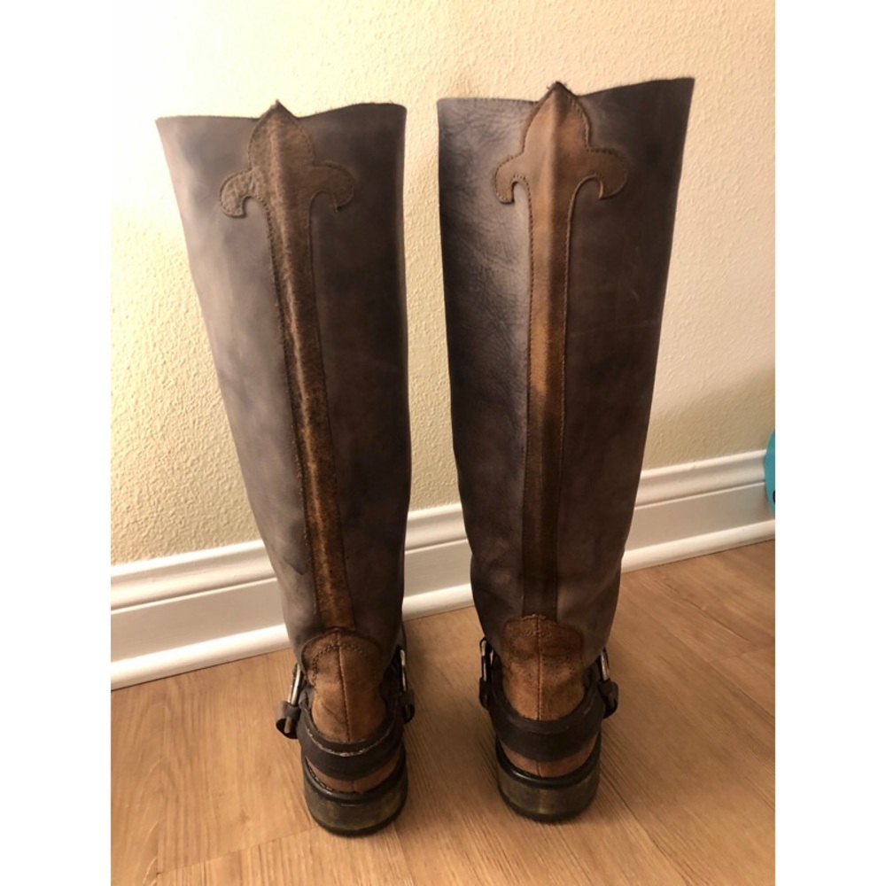 Steve Madden Judgement Fleur de Lis Riding Boot